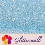 0.4mm Sky Blue and White Brightness Iridescent Glitter FC-F321R