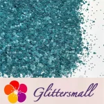 Mixed Glow In The Dark (Reflect Light At Night) Lake Green To Sky Blue Glitter FC-FG710