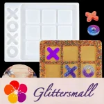 Tic-Tac-Toe DIY Board Game Epoxy Silicone Resin Mold M-QZ-JZQ001
