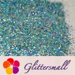 0.8mm Hexagon Cosmetic Grade Holographic Sky Blue Glitter SLG009