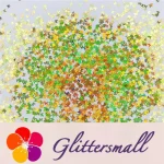 3mm Butterfly Shapes Laser Gold Glitte LB0210