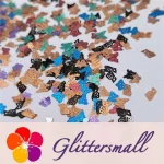 Hollow Out Butterfly Shaped Mixed Metal Glitter MC215