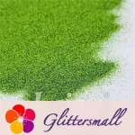 0.2mm Solvent Resistance Holographic Grass Green Glitter For Nail Polish LS0601