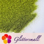 0.3mm Yellow Green Fine Glitter Pure Color B0611