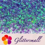 Iridescent Cellophane Glitter Flakes Shard C006 4X4