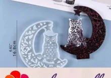 Hollow Out Owl Silicone Resin Mold M-LYY-YLP009