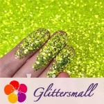 1mm Light Green High Brightness Glaze Glitter XC-YC012A