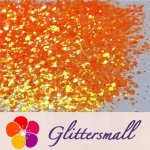 General Mixed Fluorescent Orange High Brightness Glitter FC335