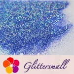 0.3mm Fluorescent Blue High Brightness Iridescent Glitter FC337