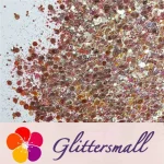 General Mixed High Brightness Dark Orange Glitter FC-F322R