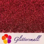 0.3mm Burgandy Wine Red Fine Glitter Pure Color B0304