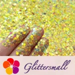 Neon Bella Rainbow (By Jilllovesbellaresin) Custom Mixed Glitter WAL910