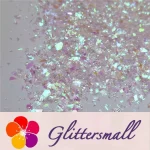 Iridescent Cellophane Glitter Flakes Shard C003 4x4