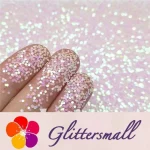 1mm Hexagon Shapes Dream Pink Glitter C003R