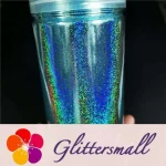0.2mm Holographic Pigment Sky Blue Glitter Cosmetic Grade SLG009